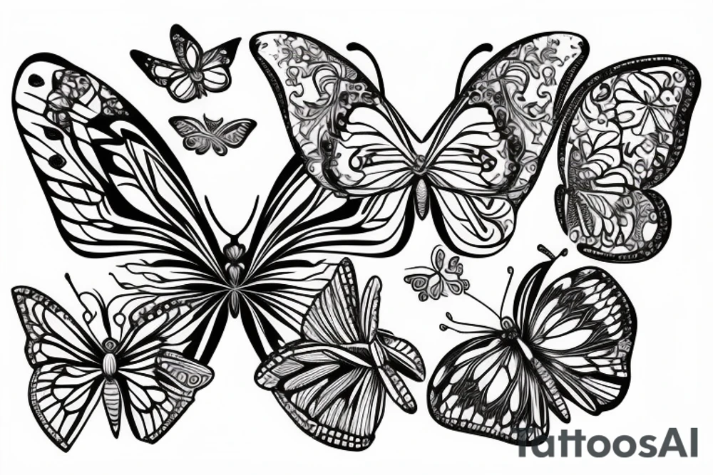 butterfly tattoo idea