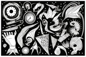 Simple and beautiful lines for wrists, forearms, neck and fingers tattoo idea