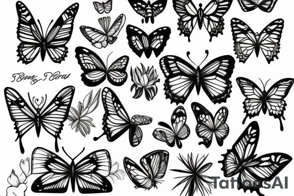 butterfly tattoo idea