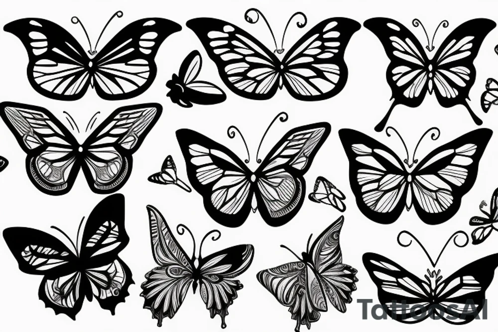 butterfly tattoo idea
