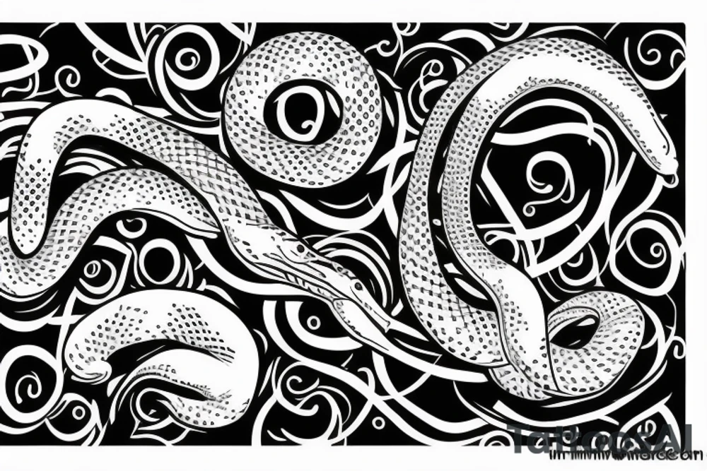 Two Snake tattoo idea