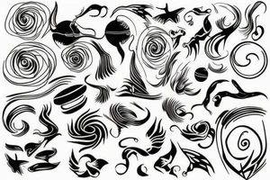 Simple and beautiful lines tattoo idea
