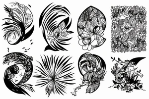 Simple and beautiful lines tattoo idea