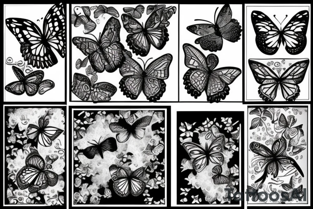 butterfly tattoo idea
