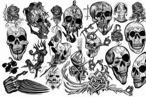 Skelton king tattoo idea