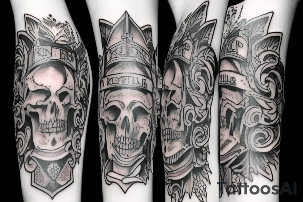 Skelton king tattoo idea