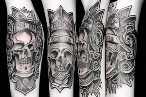 Skelton king tattoo idea