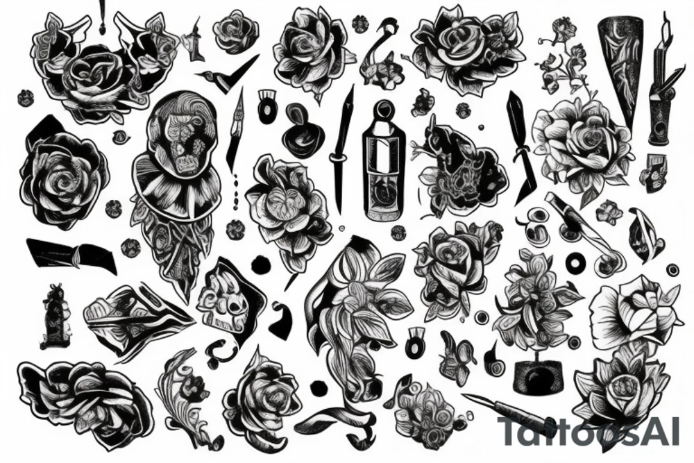 Бог грома Тор tattoo idea