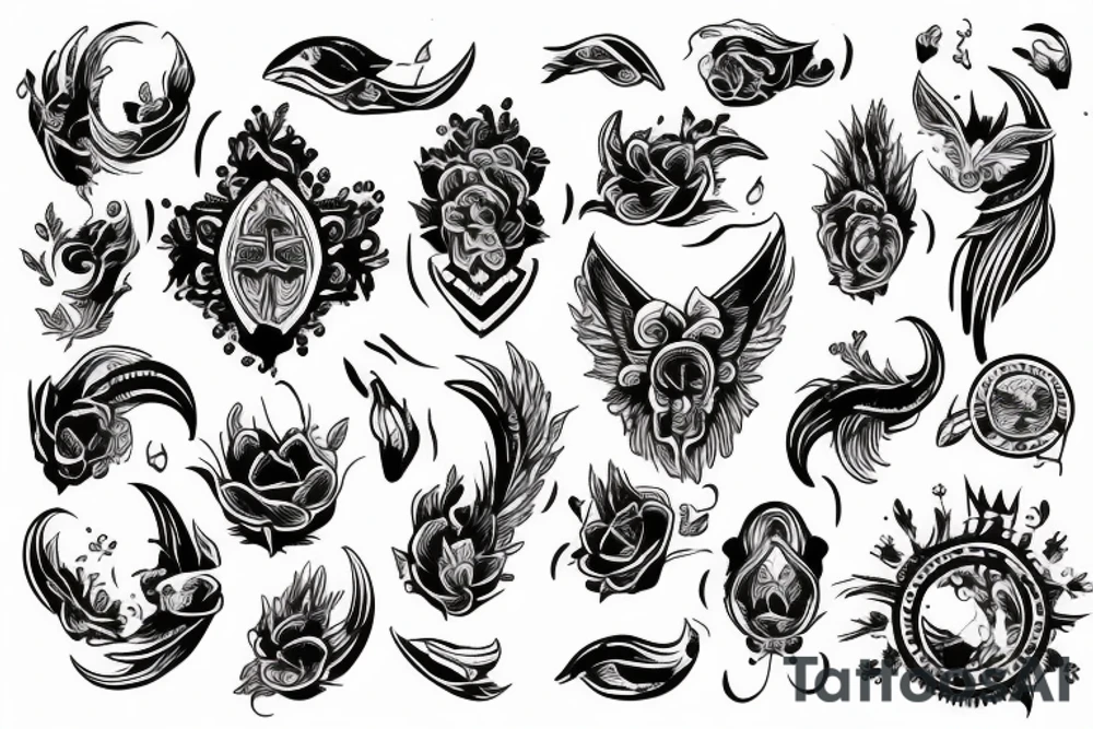 Бог грома Тор tattoo idea