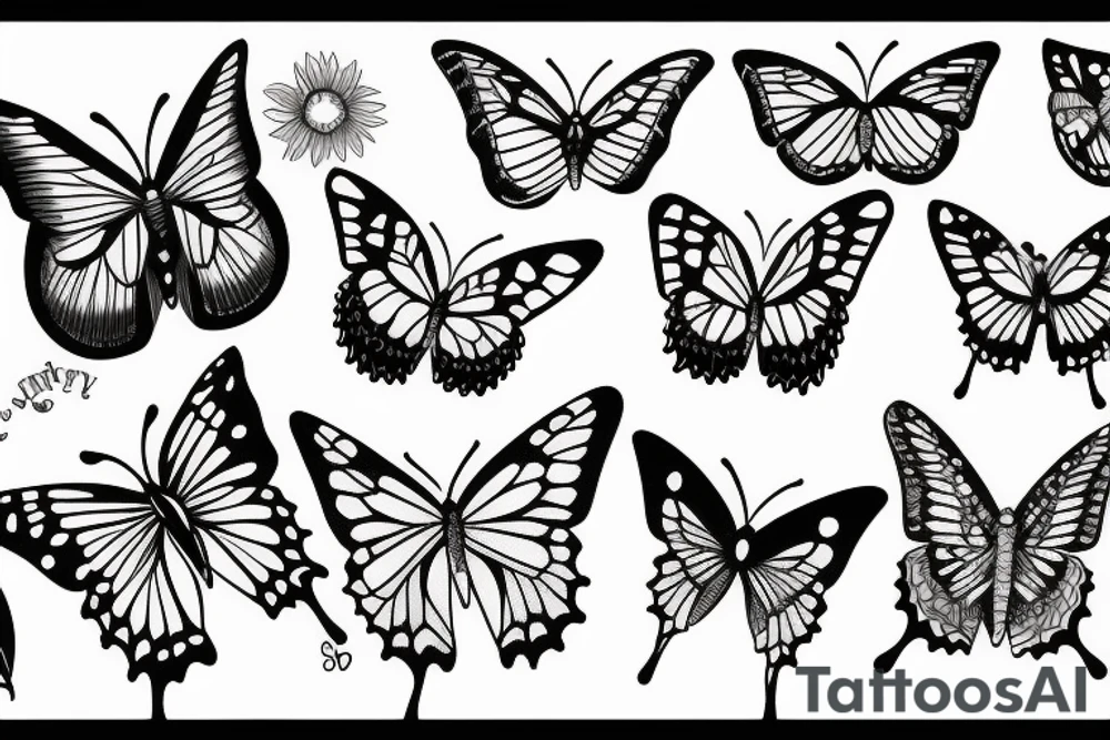 butterfly tattoo idea