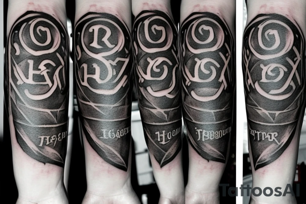 Always in harry potter font tattoo idea