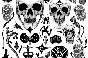Skelton king tattoo idea