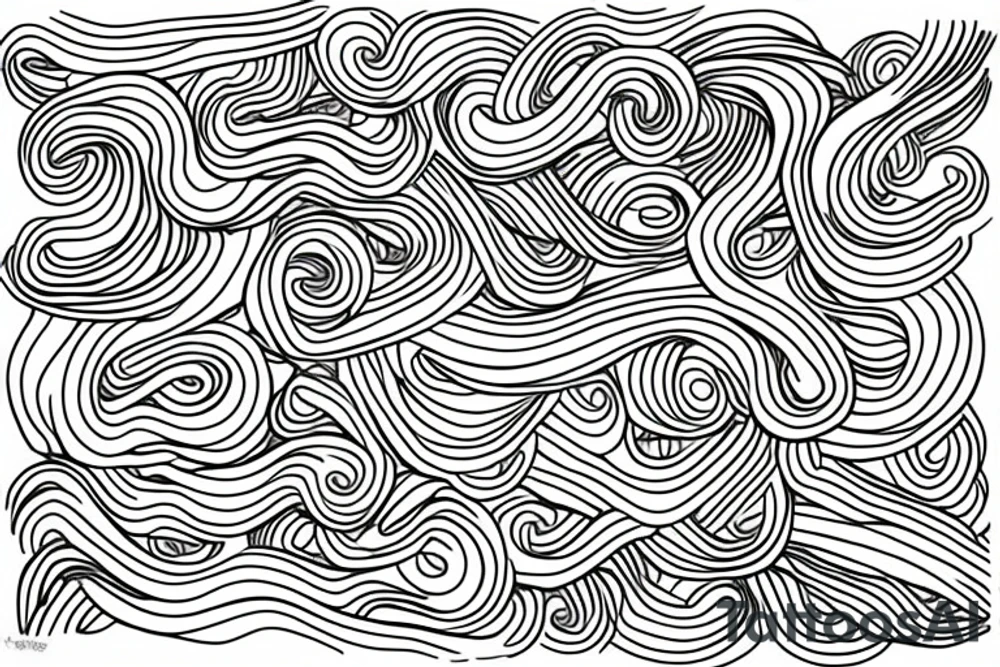 Lines running through the body like vines or a disease tattoo idea