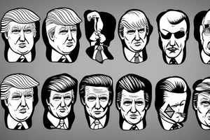 donald trump tattoo idea