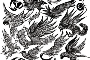 Phenix tattoo idea