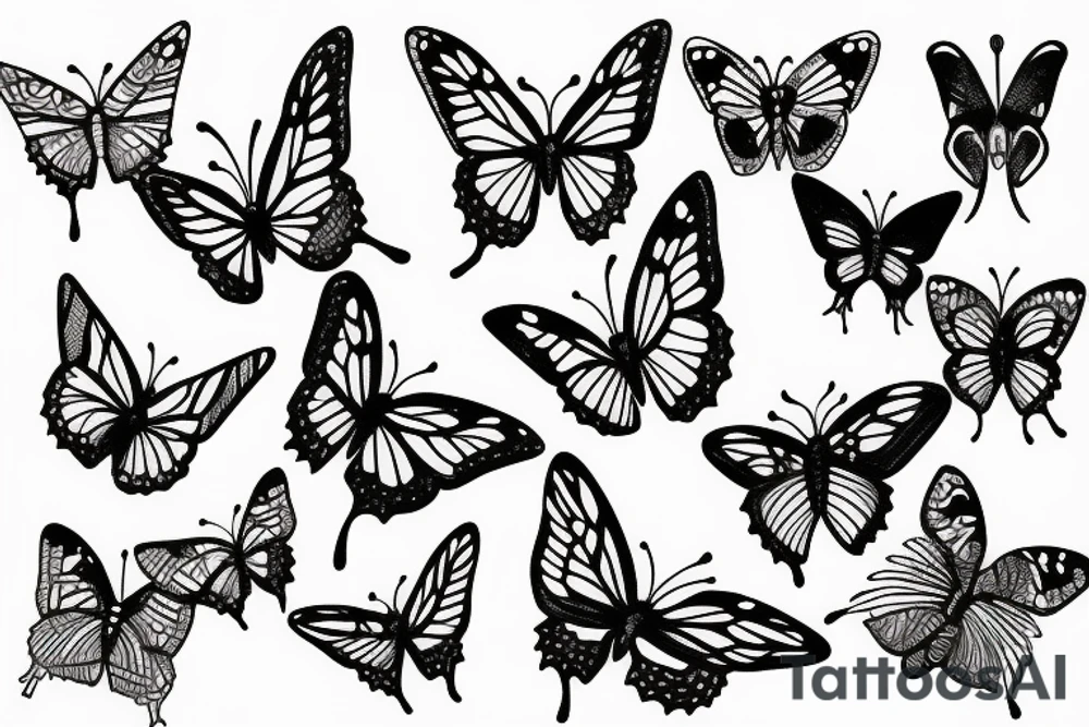 butterfly tattoo idea
