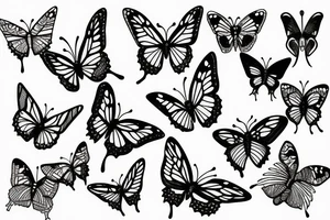 butterfly tattoo idea