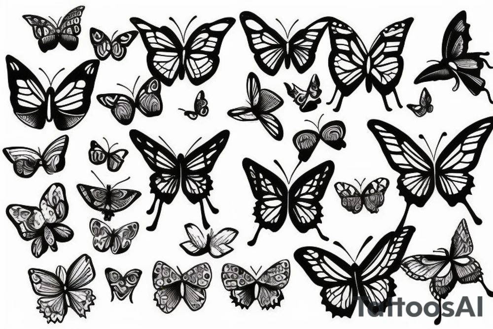 butterfly tattoo idea