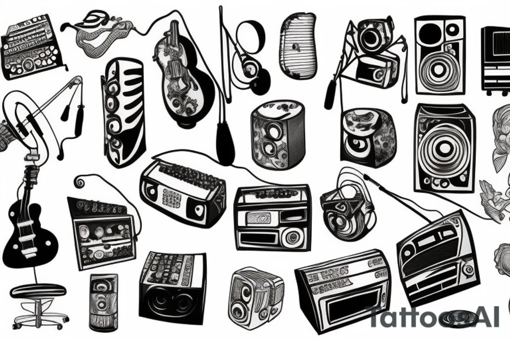 music producer tattoo idea