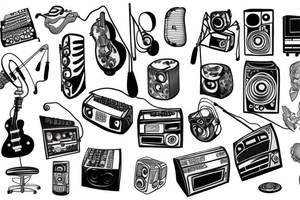 music producer tattoo idea