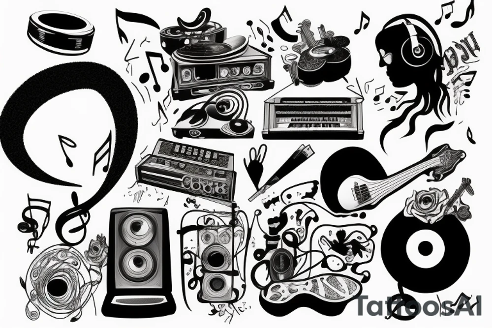 music producer tattoo idea