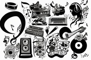 music producer tattoo idea