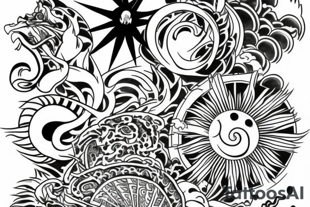 Sun tattoo for my throat (male) tattoo idea