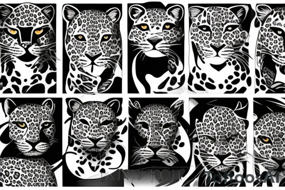 Leopard tattoo idea