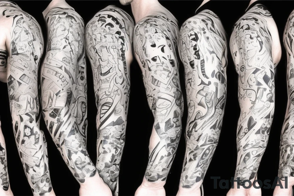 simple guy tattoo idea