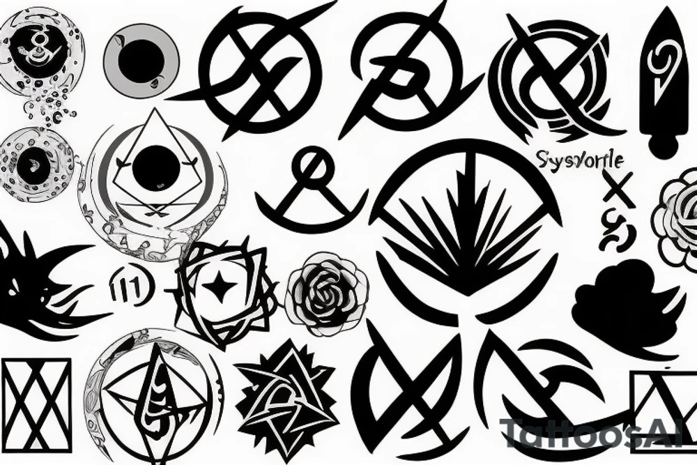 parallel universe symbol tattoo idea