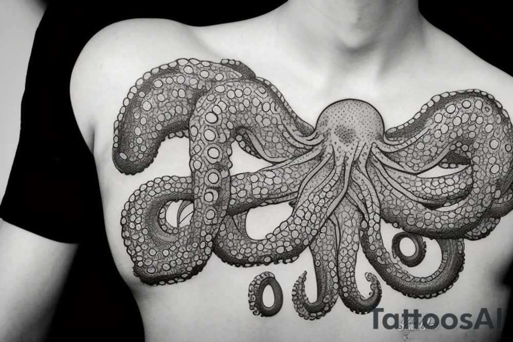 polygon octopus tattoo idea