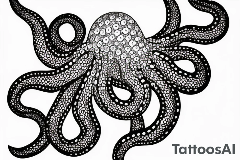 polygon octopus tattoo idea