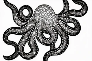 polygon octopus tattoo idea