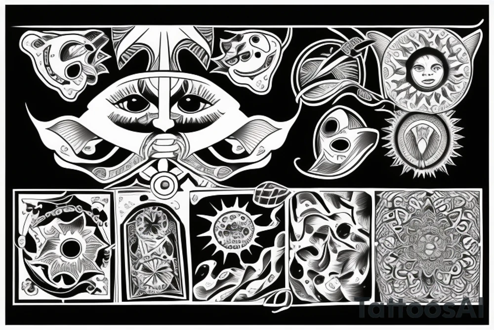 Sun tattoo for my throat (male) tattoo idea