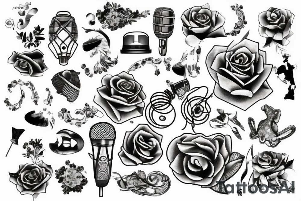 singer tattoo idea