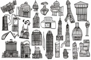 architecture tattoo idea