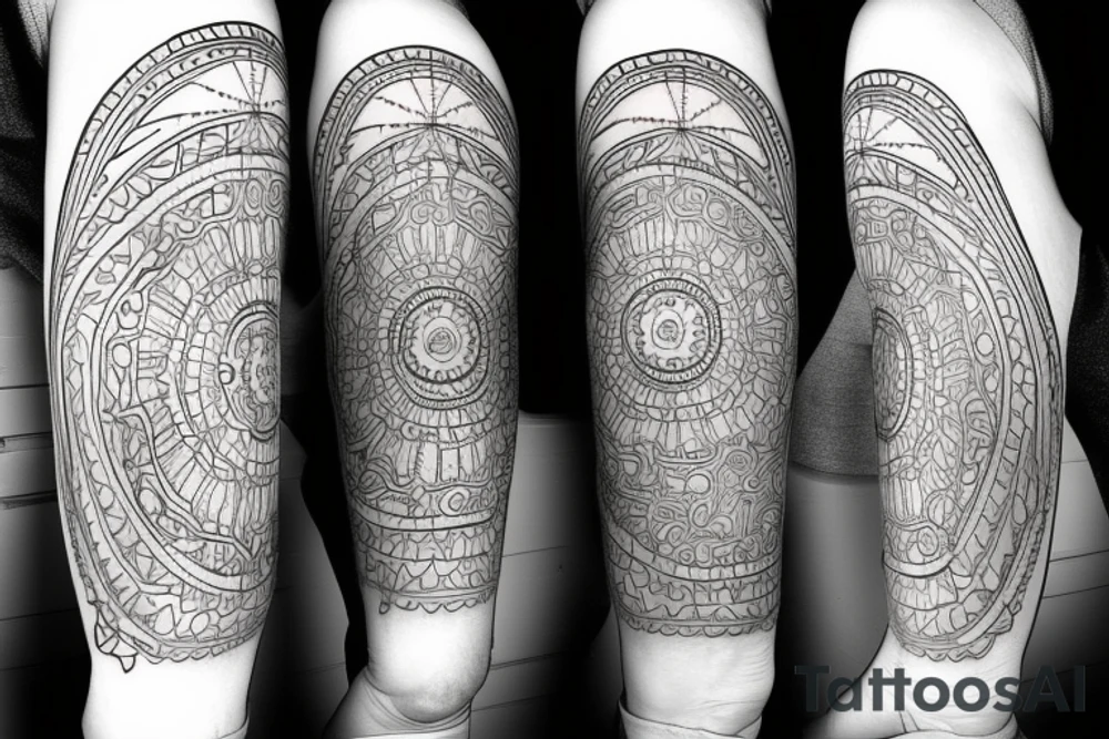 architecture tattoo idea