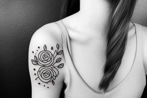 Simple girlish tattoo idea
