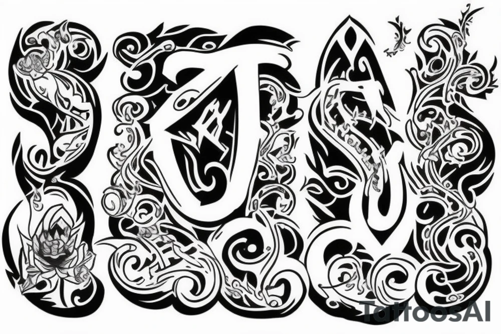 Phil by thai tattoo idea