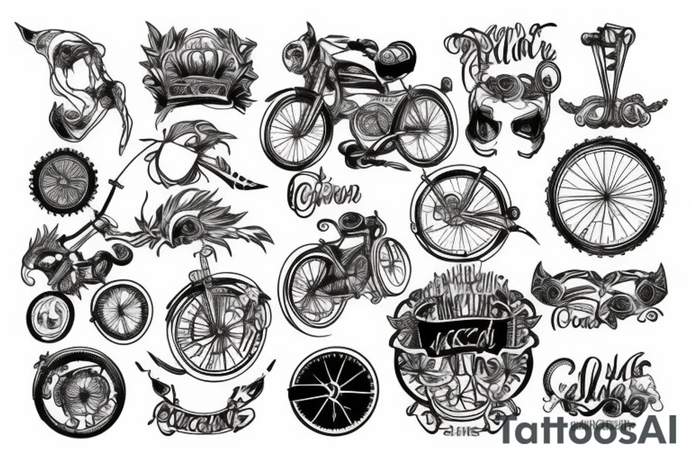 cycle tattoo idea