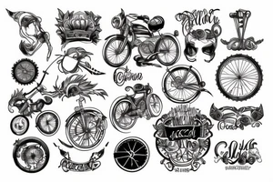 cycle tattoo idea