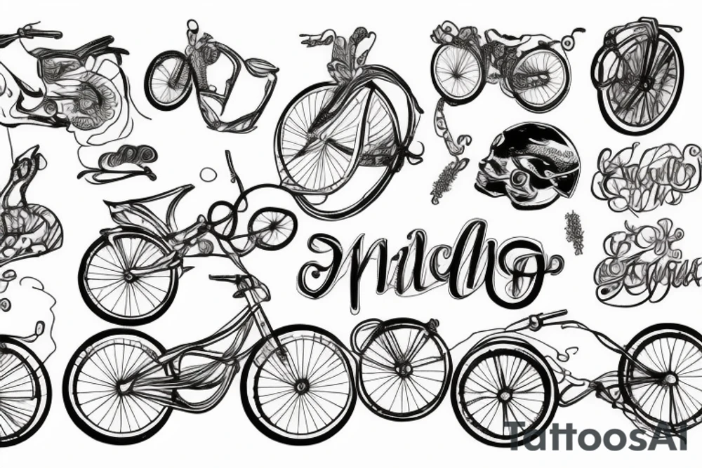 cycle tattoo idea