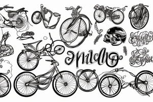 cycle tattoo idea