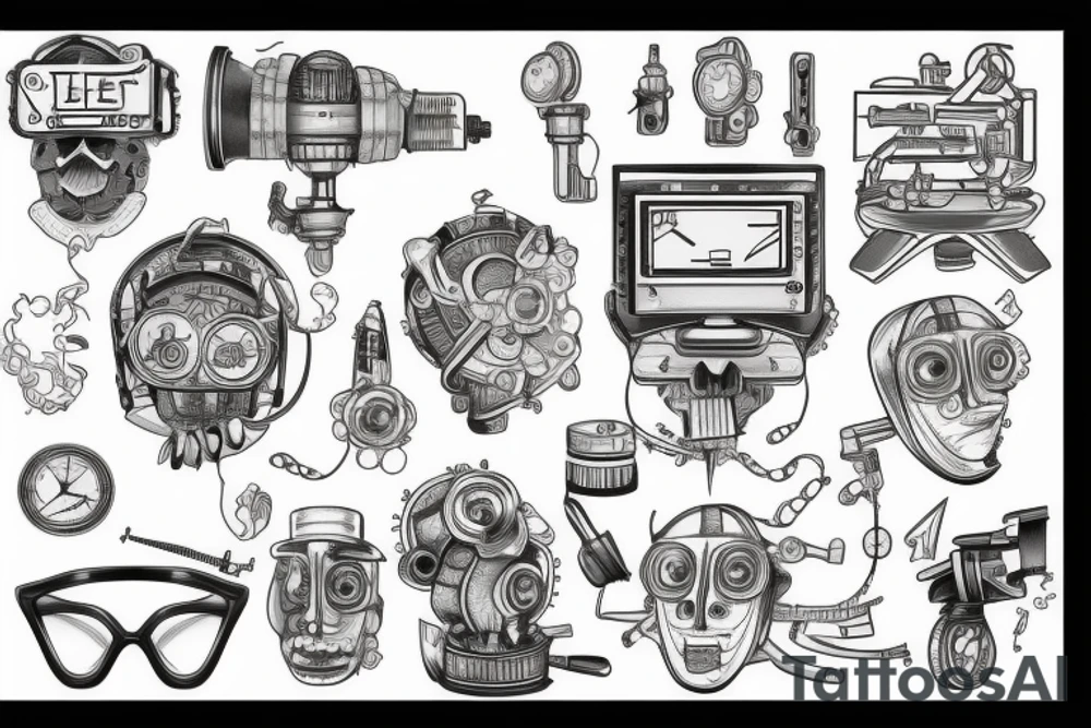 the word ENGINEER tattoo idea