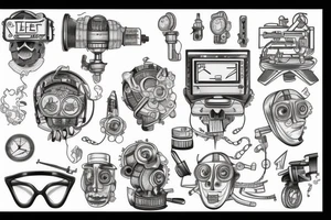 the word ENGINEER tattoo idea