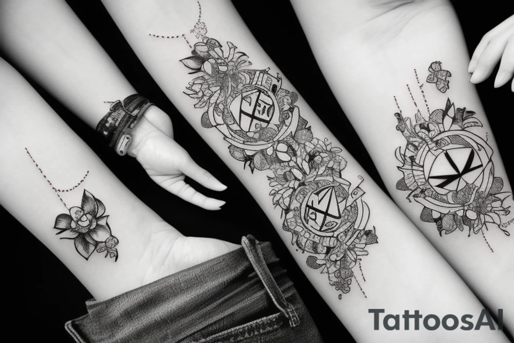 Wrist, bracelet tattoo idea