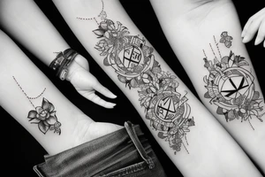 Wrist, bracelet tattoo idea