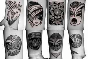 Wrist, bracelet tattoo idea