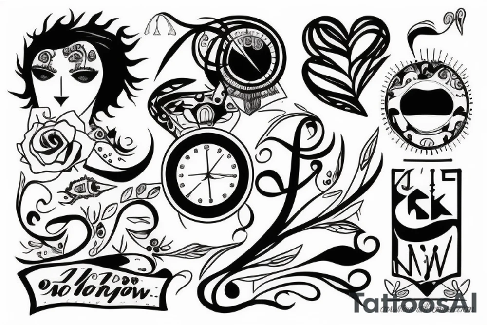 "now." tattoo idea