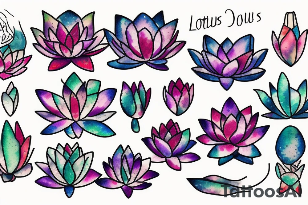 A lotus tattoo idea